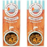 Cooka's Cookies Cooka Cookie's -100% Natuurlijke Hondenkoekjes -Tuna Nuggets van tonijn-2-PACK- Voordeel set