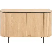 CALICOSY Dressoir met 2 deuren en zijkanten met groef l120 cm