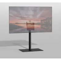 Cavus Vloerstandaard SQUARE zwart 80 cm VESA 200x200