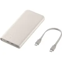Samsung Powerbank Super Fast Charging Duo - 25W - USB-C - 10.000 mAh - Beige