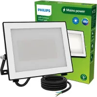 Philips Lois floodlight - Zwart - 50W - Helder warm licht; 3000K - Verstraler