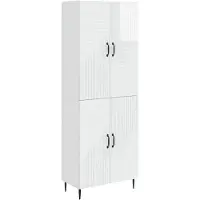 vidaXL Kast Set 2 st Bewerkt hout
