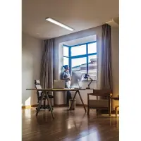 Osram LED-plafondlamp OFFICE LINE, wit / opaal, Werkkamer / Kantoor, Aluminium, LED plafondlamp