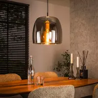 Lyora Glazen hanglamp Drift Ø 35cm - smoke glas