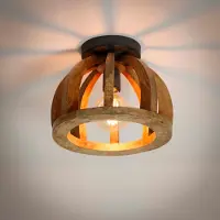 Lyora Houten Plafondlamp Orba Ø 30cm Mango