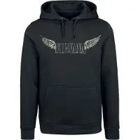 Nirvana Trui met capuchon - In utero - M tot 3XL - voor Mannen - zwart - Maat L