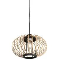 Steinhauer Hanglamp Silva met bamboe kap Ø31cm