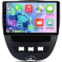 Hexinex - Autoradio - Geschikt voor Citroen C1 Toyota Aygo Peugeot 107 2005-2014 - 6GB+128GB CARPLAY FM 4G