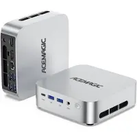 AceMagic M1 Mini PC AMD Ryzen 7 7735HS 24GB LPDDR5 1TB PCle SSD Mini Computers (8C/16T, tot 4.7GHz), Desktop met Windows 11 Pro - Wifi 6 - BT5.2 - Type-C
