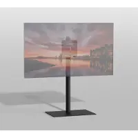 Cavus Vloerstandaard SQUARE zwart 100 cm VESA 200x200