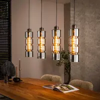 Lyora Cilinder hanglamp Cylinder 4-lichts - Ø 12cm