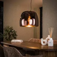 Lyora Glazen hanglamp Drift Ø 48cm - koper glas