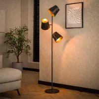 Lyora Rustieke vloerlamp Kinetic 167cm - charcoal