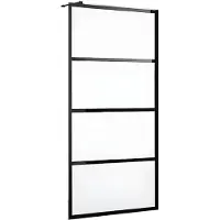 Vente-unique Inloopdouchewand in industriële stijl - 140x200 cm INAYA