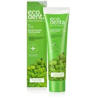Ecodenta Tandpasta Whitening Bergamot Citroenoliën & Kalident - 4 x 100 ml - Voordeelverpakking