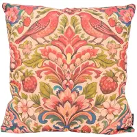 NOVÉE Sierkussen heritage bloom roze | 45x45 cm | katoen/linnen