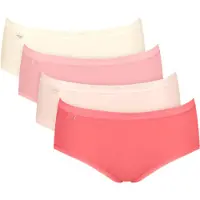 Sloggi Slip ' Originals Basic ' crème / lichtgeel / rosa / rood
