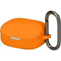 Kwmobile cover voor oordopjes case - geschikt voor JBL Wave Flex / Wave Flex 2 - Trendy beschermhoes draadloze oordopjes in oranje