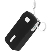Kwmobile Siliconen powerbank hoes voor Anker Power Bank 10000mAh (A1688) case - battery case - Powerbank beschermhoes in zwart