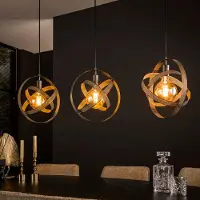 Lyora Zwarte bollen hanglamp Cosmos Ø 33cm - 3x E27