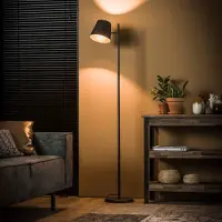 Lyora Metalen vloerlamp Flex 157cm - charcoal