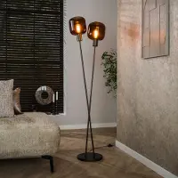 Lyora Design vloerlamp Bronza Sienna bruin - 2x E27