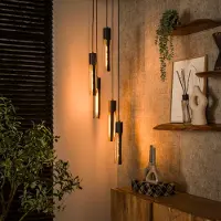Lyora 5L hanglamp Tube zwart - E27
