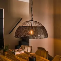 Lyora Schubbenlook hanglamp XXL Armor Ø 80cm