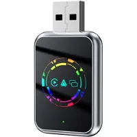 Zandona 3-in-1 Draadloze Carplay Android Auto Carplay Mirror Link +WiFi USB-Dongle-Adapter Bekabelde Carplay Naar Draadloos A