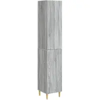 vidaXL Kast Set 2 st Bewerkt hout