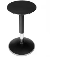 Songmics - Kruk - Ergonomische Bureaustoel - In Hoogte Verstelbaar - 360° Draaibaar - Eenvoudige Montage