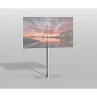 Cavus Vloerstandaard SQUARE rvs 120 cm VESA 200x100