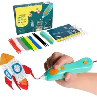 TIM. TIM 3D Pen Starterspakket - 3D Pen - Blauwgroen - 24cm x 16cm x 7cm