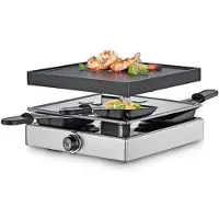 TIM. TIM Gourmetstel 4 personen - Gourmetstellen - Gourmet - Zilver - ‎22cm x 14cm x 22cm