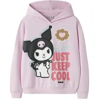 Name it Sweatshirt 'NKFJY HELLOK' lichtblauw / goud / rosa / zwart