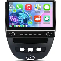 Hexinex - Autoradio - Geschikt Voor Peugeot 107 Toyota Aygo Citroen C1 2004-2014 - 2+64GB CARPLAY WIFI USB