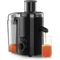 TIM. TIM Sapcentrifugesgroentenenfruit-Sapcentrifuges-Slowjuicer-Zwart-‎25cmx32cmx34cm