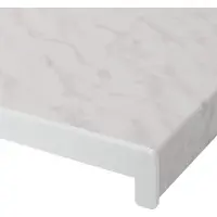 vidaXL Raamdorpel Marmeren textuur 140 x 45 x 4,5 cm PVC