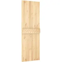 vidaXL Vlakke deur NARVIK 70x210cm Massief Pine Hout (Onbehandeld)