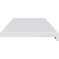 vidaXL Raamdorpel Wit 120 x 35 x 4,5 cm PVC