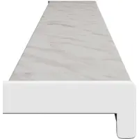 vidaXL Vensterbank met marmerlook, 120 x 10 x 4,5 cm, PVC