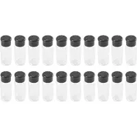 Typecat 20 stuks/set 100 ml kruidenzout peperstrooiers zwarte kruidenpot blik fles