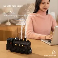 Typecat Treinbevochtigers Aromatherapie Koele Mist Diffuser Lucht Olie Retro Diffuser
