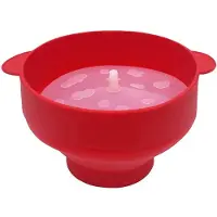 Tlily Popcorn Popper met Deksels - Siliconen Popcorn Maker Opvouwbare Popcorn Bowls Popcorn Container