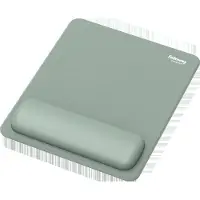 Fellowes Breyta muismat, met polssteun en Microban bescherming, rubber, B 200 x D 240 x H 17,5 mm, saliegroen