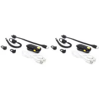 Kepptory 2X UHF 400-470MHz 0.5W Walkie Talkie Oorhangend Two Way Radio Model Oorhangend