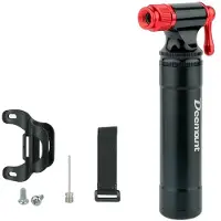 Tlily DEEMOUNT CO2-Pomp Snel en Eenvoudig Ventiel - Compatibel met Racefietsen en Mountainbikes Draagbare Fietspomp - Pomp
