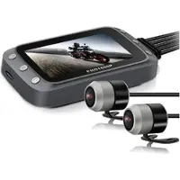 Typecat WiFi Motorfiets DVR Dash Cam 1080P + 1080P Full HD Voor- en Achteruitkijkspiegel Water