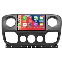 RoverOne Autoradio Bluetooth CarPlay GPS Navigatie voor Renault Master Nissan NV400 Opel Vauxhall Movano 2 2010-2019