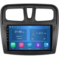 RoverOne 4G+64G Autoradio Bluetooth CarPlay Android Auto GPS Navigatie voor Renault Logan 2 2012 - 2022 Sandero 2 2013 - 2022